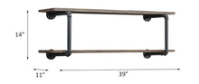 Load image into Gallery viewer, Brantley - Antique Wall Rack - Oak
