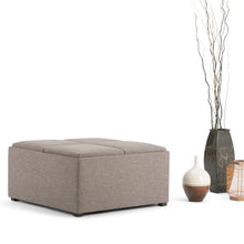 Load image into Gallery viewer, Avalon - Square Coffee Table, Storage Ottoman
