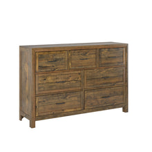 Load image into Gallery viewer, 7 Drawer Dresser - Brown
