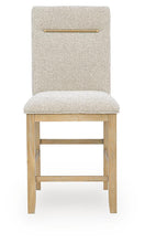 Load image into Gallery viewer, Lasinger - Upholstered Barstool (Set of 2) - Light Brown
