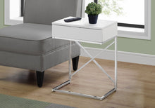 Load image into Gallery viewer, Accent Side Table, Storage Drawer, Spacious Tabletop, Contemporary &amp; Modern
