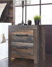 Load image into Gallery viewer, Drystan - Two Drawer Night Stand - Brown / Beige
