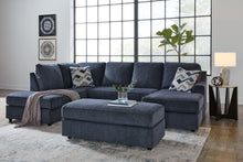 Load image into Gallery viewer, Albar Place - 3 Pc. - 2-Piece Sectional With Raf Sofa Chaise, Ottoman - Cobalt
