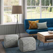Load image into Gallery viewer, Fredrik - Handcrafted Square Pouf
