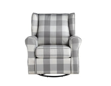 Load image into Gallery viewer, Patli - Glider Chair With Swivel - Gray / White
