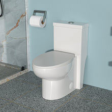Load image into Gallery viewer, 1 Piece Toilet With Dual Flush And Soft Closing Seat - White
