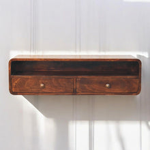 Load image into Gallery viewer, Floating Open Console - Walnut
