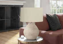 Load image into Gallery viewer, Lighting, Table Lamp, Concrete, Resin, Contemporary - Cream

