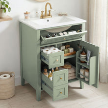 Load image into Gallery viewer, Bathroom Vanity With Sink, Soft Closing Cabinet
