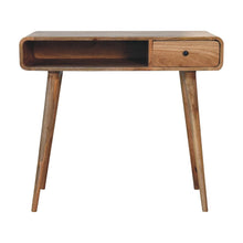 Load image into Gallery viewer, Curved Writing Desk - Oak
