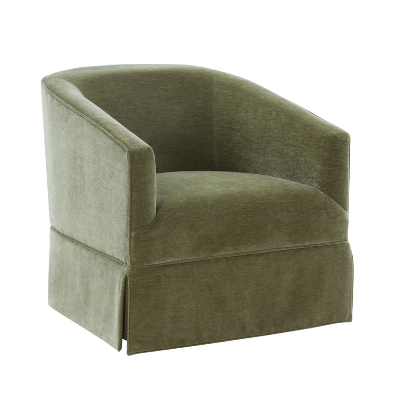 Elm - Skirted Swivel Chair