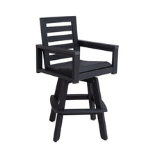 Load image into Gallery viewer, Outdoor Swivel Bar Chair, Ladderback With Wide &amp; Thickened Frame
