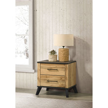 Load image into Gallery viewer, Georgina - 2 Drawer Nightstand - Natural Wood
