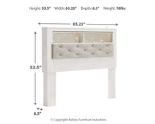 Load image into Gallery viewer, Altyra - Panel Bookcase Headboard

