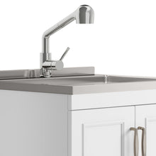 Load image into Gallery viewer, Cardinal - Laundry Cabinet With Faucet And Sink - White
