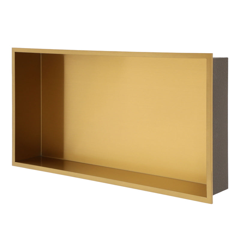 Stainless Steel Shower Niche With Seamless Design For Bathroom Storage
