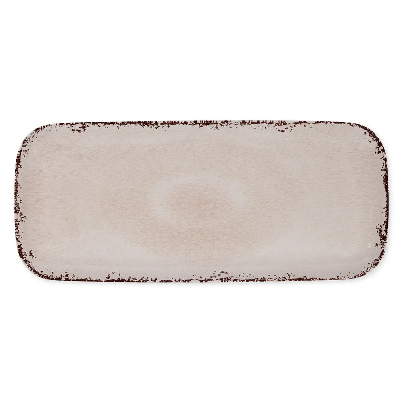 Cream Crackle Melamine