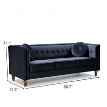 Load image into Gallery viewer, Chesterfield Sofa With Square Arms For Living Room
