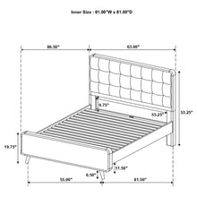 Load image into Gallery viewer, Winston - Platform Bed With Upholstered Headboard
