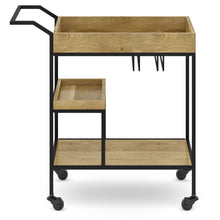 Load image into Gallery viewer, Barnes - Bar Cart - Natural
