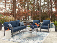 Load image into Gallery viewer, Gali - Sofa / Chairs / Table Set (Set of 4) - Gray / Blue
