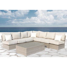 Load image into Gallery viewer, Comfortable Modern Patio Rattan Sectional Set With Cushions
