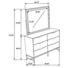 Load image into Gallery viewer, Taraval - 6 Drawer Dresser With Mirror - White
