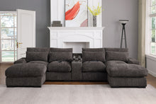 Load image into Gallery viewer, Nyeisha - Piece Upholstered Sofa &amp; Chaise - Coffee

