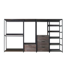 Load image into Gallery viewer, Monica - Walk-In Closet System, Extra Storage Space - Rustic
