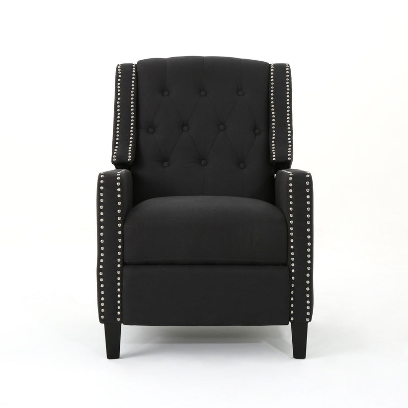 Classic Fabric Push Back Chair