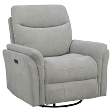 Load image into Gallery viewer, Beacon - Power Swivel Recliner With USB Charging And Adjustable Recline
