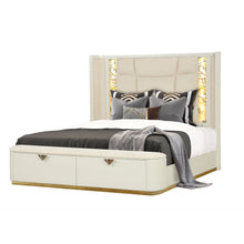 Load image into Gallery viewer, La Pierre - Bed With Storage Drawers And LED Headboard
