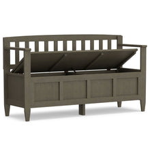 Load image into Gallery viewer, Brooklyn - Handcrafted Entryway Storage Bench
