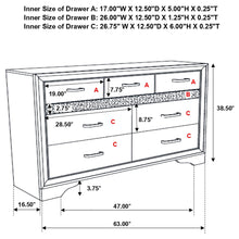 Load image into Gallery viewer, Annie - 9 Drawer Dresser
