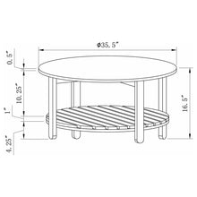 Load image into Gallery viewer, Altos - 1 Shelf Round Table
