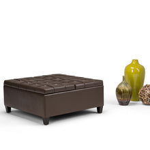 Load image into Gallery viewer, Harrison - Upholstered Coffee Table Storage Ottoman
