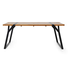 Load image into Gallery viewer, Zora - Dining Table Industrial &amp; Iron Table - Black
