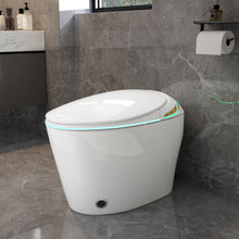 Load image into Gallery viewer, Unique Smart Toile With Built In Bidet, Auto Open / Close Seat, Foot Sensor, LED Display, Night Light, Warm Water &amp; Dryer Ceramic
