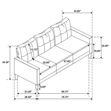 Load image into Gallery viewer, Harvey - Track Arm Tufted Sofa
