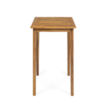 Load image into Gallery viewer, Outdoor Minimalist Acacia Wood Square Bar Table
