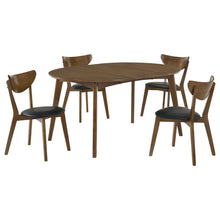 Load image into Gallery viewer, Linnea - 5 Piece Dining Set With Chairs - Dark Walnut
