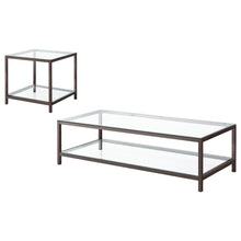 Load image into Gallery viewer, Natasha - 2 Piece Coffee Table Set - Nickel
