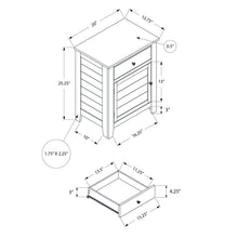 Load image into Gallery viewer, Accent Table With Storage Drawer - Blue

