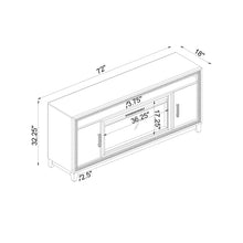 Load image into Gallery viewer, Almera - Fireplace With Adjustable Temperature And LED Options

