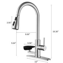 Load image into Gallery viewer, 3 In 1 Kitchen Faucet With LED Temperature Display, Pull Down Sprayer
