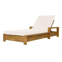 Load image into Gallery viewer, Chaise Lounge With 3 Fold Cushion Set, 3 Position Adjustable Backrest
