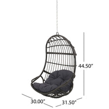 Load image into Gallery viewer, Richards - Outdoor / Indoor Wicker Hanging Chair - Gray
