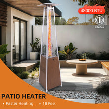 Load image into Gallery viewer, Patio Heater With Detachable Wheels, Protective Cover
