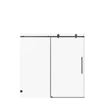 Load image into Gallery viewer, Frameless Single Sliding Soft Close Shower Doors, 5/16" Sgcc Tempered Glass
