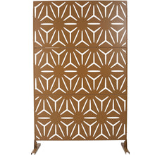 Load image into Gallery viewer, Outdoor &amp; Indoor Metal Privacy Screen, Freestanding Decorative Panels
